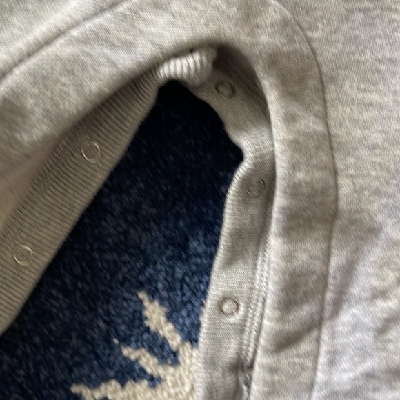 Gap New York One Piece Shorty Fleece Romper - Picture 3 of 4